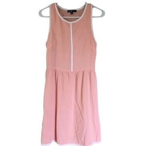 C. Luce (Mod Cloth) Peach & White Swing Dress